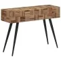 Mesa consola teca reciclada maciza 110x34x80 cm de , Mesas auxiliares - Ref: Foro24-358520, Precio: 105,90 €, Descuento: %