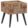 Mesa auxiliar teca reciclada maciza 40x40x45 cm de , Mesas auxiliares - Ref: Foro24-358522, Precio: 63,63 €, Descuento: %