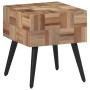 Mesa auxiliar teca reciclada maciza 40x40x45 cm de , Mesas auxiliares - Ref: Foro24-358522, Precio: 63,63 €, Descuento: %