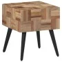 Mesa auxiliar teca reciclada maciza 40x40x45 cm de , Mesas auxiliares - Ref: Foro24-358522, Precio: 63,10 €, Descuento: %