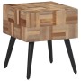 Mesa auxiliar teca reciclada maciza 40x40x45 cm de , Mesas auxiliares - Ref: Foro24-358522, Precio: 63,63 €, Descuento: %