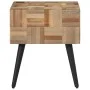 Mesa auxiliar teca reciclada maciza 40x40x45 cm de , Mesas auxiliares - Ref: Foro24-358522, Precio: 63,10 €, Descuento: %