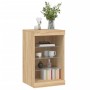Aparador con luces LED roble Sonoma 41x37x67 cm de , Aparadores - Ref: Foro24-836723, Precio: 64,35 €, Descuento: %