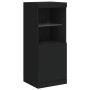 Aparador con luces LED negro 41x37x100 cm de , Aparadores - Ref: Foro24-836687, Precio: 87,16 €, Descuento: %