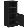 Aparador con luces LED negro 41x37x100 cm de , Aparadores - Ref: Foro24-836687, Precio: 87,16 €, Descuento: %