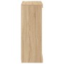 Aparador con luces LED roble Sonoma 60,5x37x100 cm de , Aparadores - Ref: Foro24-836709, Precio: 69,02 €, Descuento: %