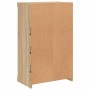 Aparador con luces LED roble Sonoma 60,5x37x100 cm de , Aparadores - Ref: Foro24-836709, Precio: 69,02 €, Descuento: %