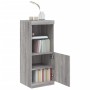 Aparador con luces LED gris Sonoma 41x37x100 cm de , Aparadores - Ref: Foro24-836691, Precio: 73,69 €, Descuento: %
