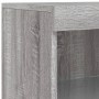 Aparador con luces LED gris Sonoma 41x37x100 cm de , Aparadores - Ref: Foro24-836691, Precio: 73,69 €, Descuento: %