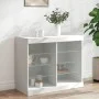 Sideboard mit weißen LED-Leuchten 81x37x67 cm von , Sideboards - Ref: Foro24-836700, Preis: 75,96 €, Rabatt: %