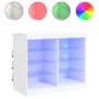 Sideboard mit weißen LED-Leuchten 81x37x67 cm von , Sideboards - Ref: Foro24-836700, Preis: 75,96 €, Rabatt: %