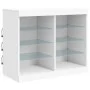 Sideboard mit weißen LED-Leuchten 81x37x67 cm von , Sideboards - Ref: Foro24-836700, Preis: 75,96 €, Rabatt: %