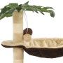 Rascador para gatos con poste de sisal 50 cm beige y marrón de vidaXL, Mobiliario para gatos - Ref: Foro24-170595, Precio: 37...