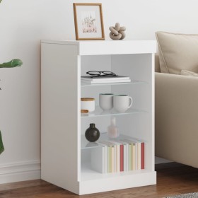 Aparador con luces LED blanco 41x37x67 cm de , Aparadores - Ref: Foro24-836721, Precio: 63,07 €, Descuento: %