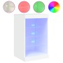 Aparador con luces LED blanco 41x37x67 cm de , Aparadores - Ref: Foro24-836721, Precio: 63,07 €, Descuento: %