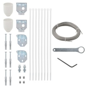 Set de accesorios de montaje de toldo de balcón 29 piezas de vidaXL, Acessorios para toldos - Ref: Foro24-44744, Precio: 11,1...