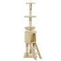 Rascador para gatos con poste de sisal 138 cm beige de vidaXL, Mobiliario para gatos - Ref: Foro24-170580, Precio: 75,77 €, D...