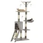 Rascador para gatos con poste de sisal 138 cm gris de vidaXL, Mobiliario para gatos - Ref: Foro24-170578, Precio: 65,91 €, De...