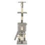 Rascador para gatos con poste de sisal 138 cm gris de vidaXL, Mobiliario para gatos - Ref: Foro24-170578, Precio: 67,23 €, De...