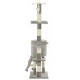 Rascador para gatos con poste de sisal 138 cm gris de vidaXL, Mobiliario para gatos - Ref: Foro24-170578, Precio: 65,91 €, De...