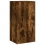 Muebles de TV de pared con luces LED 3 piezas roble ahumado de , Muebles TV - Ref: Foro24-3216878, Precio: 165,65 €, Descuent...
