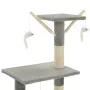Rascador para gatos con poste de sisal 138 cm gris de vidaXL, Mobiliario para gatos - Ref: Foro24-170578, Precio: 65,91 €, De...