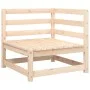 Sofá de equina con cojines madera maciza de pino de , Sofás modulares de exterior - Ref: Foro24-838062, Precio: 86,81 €, Desc...
