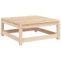 Sofá de jardín sin reposabrazos con cojines y reposapiés de , Sofás modulares de exterior - Ref: Foro24-838133, Precio: 101,7...