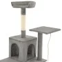 Rascador para gatos con poste de sisal 120 cm gris de vidaXL, Mobiliario para gatos - Ref: Foro24-170590, Precio: 64,46 €, De...