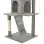 Rascador para gatos con poste de sisal 120 cm gris de vidaXL, Mobiliario para gatos - Ref: Foro24-170590, Precio: 64,46 €, De...