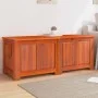 Baúl de almacenamiento con tapa madera maciza de acacia marrón de , Baúles de almacenamiento - Ref: Foro24-364917, Precio: 14...