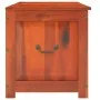 Baúl de almacenamiento con tapa madera maciza de acacia marrón de , Baúles de almacenamiento - Ref: Foro24-364917, Precio: 14...