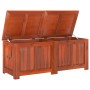 Baúl de almacenamiento con tapa madera maciza de acacia marrón de , Baúles de almacenamiento - Ref: Foro24-364917, Precio: 14...