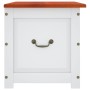 Baúl de almacenaje con tapa madera de acacia marrón y blanco de , Baúles de almacenamiento - Ref: Foro24-364920, Precio: 182,...