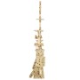 Rascador para gatos con poste de sisal 230-250 cm huellas beige de vidaXL, Mobiliario para gatos - Ref: Foro24-170620, Precio...