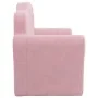 Sofá para niños de 2 plazas felpa suave rosa de , Mobiliario para bebés y niños pequeños - Ref: Foro24-357051, Precio: 55,33 ...
