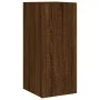Muebles TV pared con LED 6 pzas madera ingeniería marrón roble de , Muebles TV - Ref: Foro24-3216838, Precio: 226,91 €, Descu...