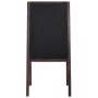 Pizarra de pie de doble cara madera de cedro 40x60 cm de vidaXL, Pizarras - Ref: Foro24-246430, Precio: 46,98 €, Descuento: %