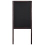 Pizarra de pie de doble cara madera de cedro 40x60 cm de vidaXL, Pizarras - Ref: Foro24-246430, Precio: 46,98 €, Descuento: %