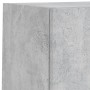 Muebles TV pared con LED 4 pzas madera ingeniería gris hormigón de , Muebles TV - Ref: Foro24-3216664, Precio: 159,37 €, Desc...