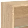 Muebles TV pared con LED 8 pzas madera ingeniería roble Sonoma de , Muebles TV - Ref: Foro24-3216670, Precio: 211,40 €, Descu...