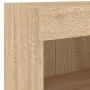 Muebles TV pared con LED 8 pzas madera ingeniería roble Sonoma de , Muebles TV - Ref: Foro24-3216670, Precio: 211,40 €, Descu...