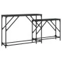 Stackable console tables 2 units black engineered wood by , Side tables - Ref: Foro24-837802, Price: 47,34 €, Discount: %