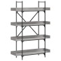 Librería de 4 estantes madera gris Sonoma 100x33x145,5 cm de , Librerías y estanterías - Ref: Foro24-837695, Precio: 85,83 €,...