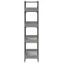Librería de 4 estantes madera gris Sonoma 100x33x145,5 cm de , Librerías y estanterías - Ref: Foro24-837695, Precio: 84,76 €,...