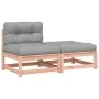 Garden sofa without armrests with cushions and footrest by , Modular outdoor sofas - Ref: Foro24-838131, Price: 128,64 €, Dis...