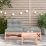 Garden sofa without armrests with cushions and footrest by , Modular outdoor sofas - Ref: Foro24-838131, Price: 128,64 €, Dis...