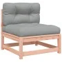 Garden sofa without armrests with cushions and footrest by , Modular outdoor sofas - Ref: Foro24-838131, Price: 128,64 €, Dis...