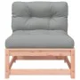 Garden sofa without armrests with cushions and footrest by , Modular outdoor sofas - Ref: Foro24-838131, Price: 128,64 €, Dis...