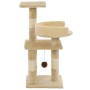 Rascador para gatos con postes de sisal 65 cm beige de vidaXL, Mobiliario para gatos - Ref: Foro24-170609, Precio: 38,77 €, D...